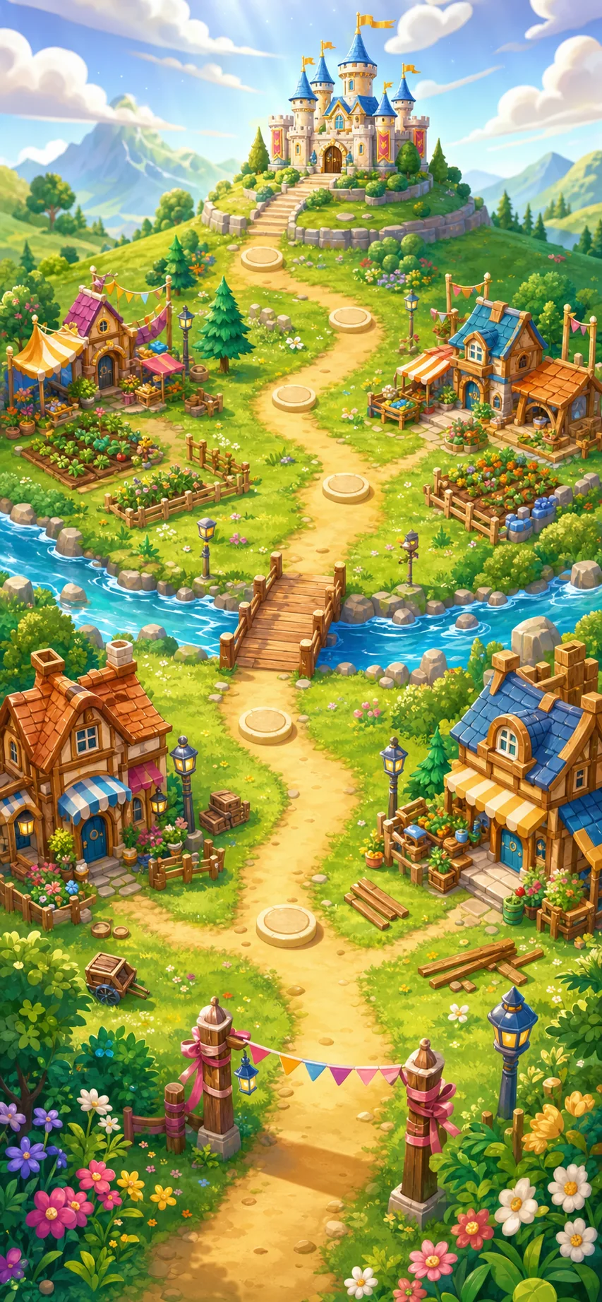 Kingdom trail map with chapter progression
