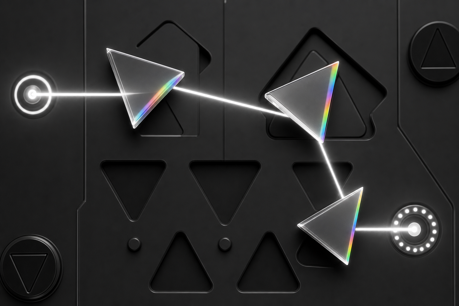 Prism Relay — rotating prisms